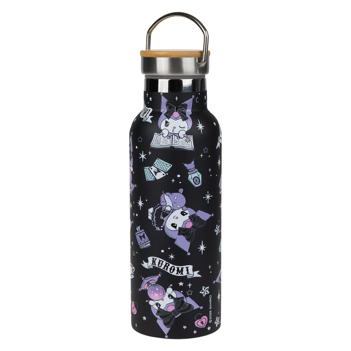 Termofľaša s bambusovým viečkom Kuromi Fortune Dream, 500ml