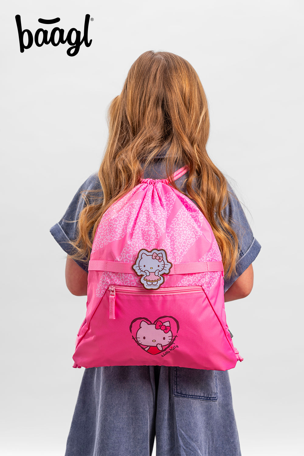Vrecko s priehradkou na zips Hello Kitty Sweet Leopard