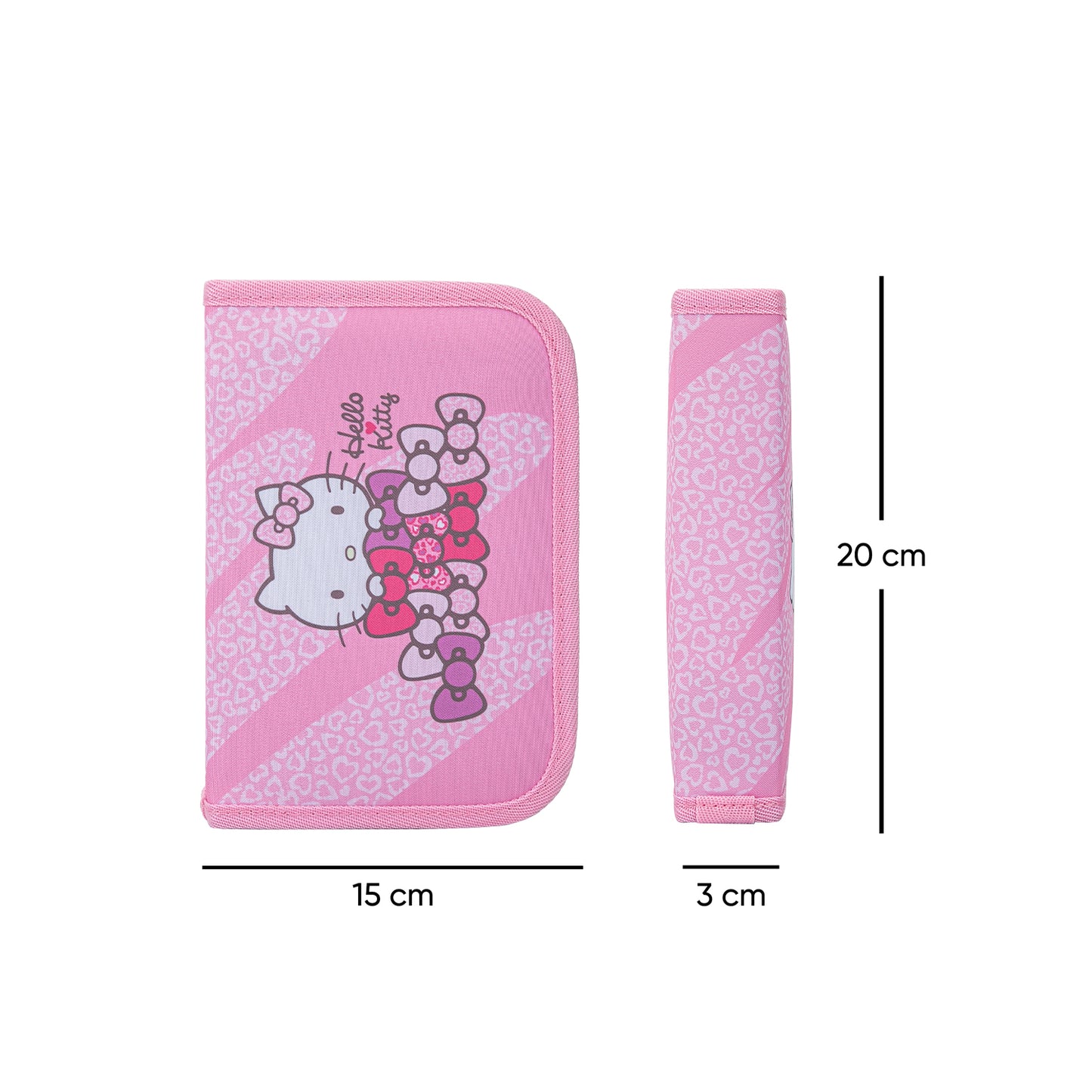 Školský peračník jednoposchodový Hello Kitty Sweet Leopard