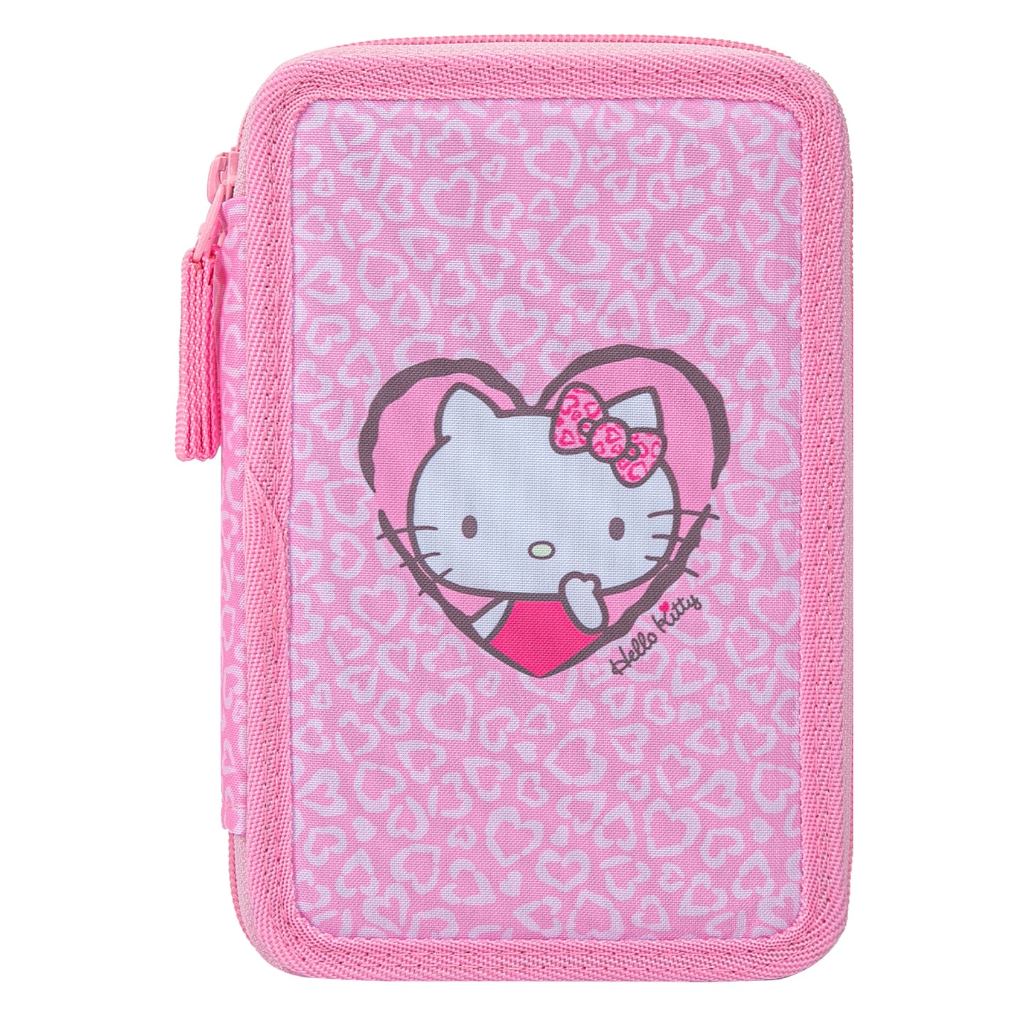 Školský trojposchodový peračník Hello Kitty Sweet Leopard