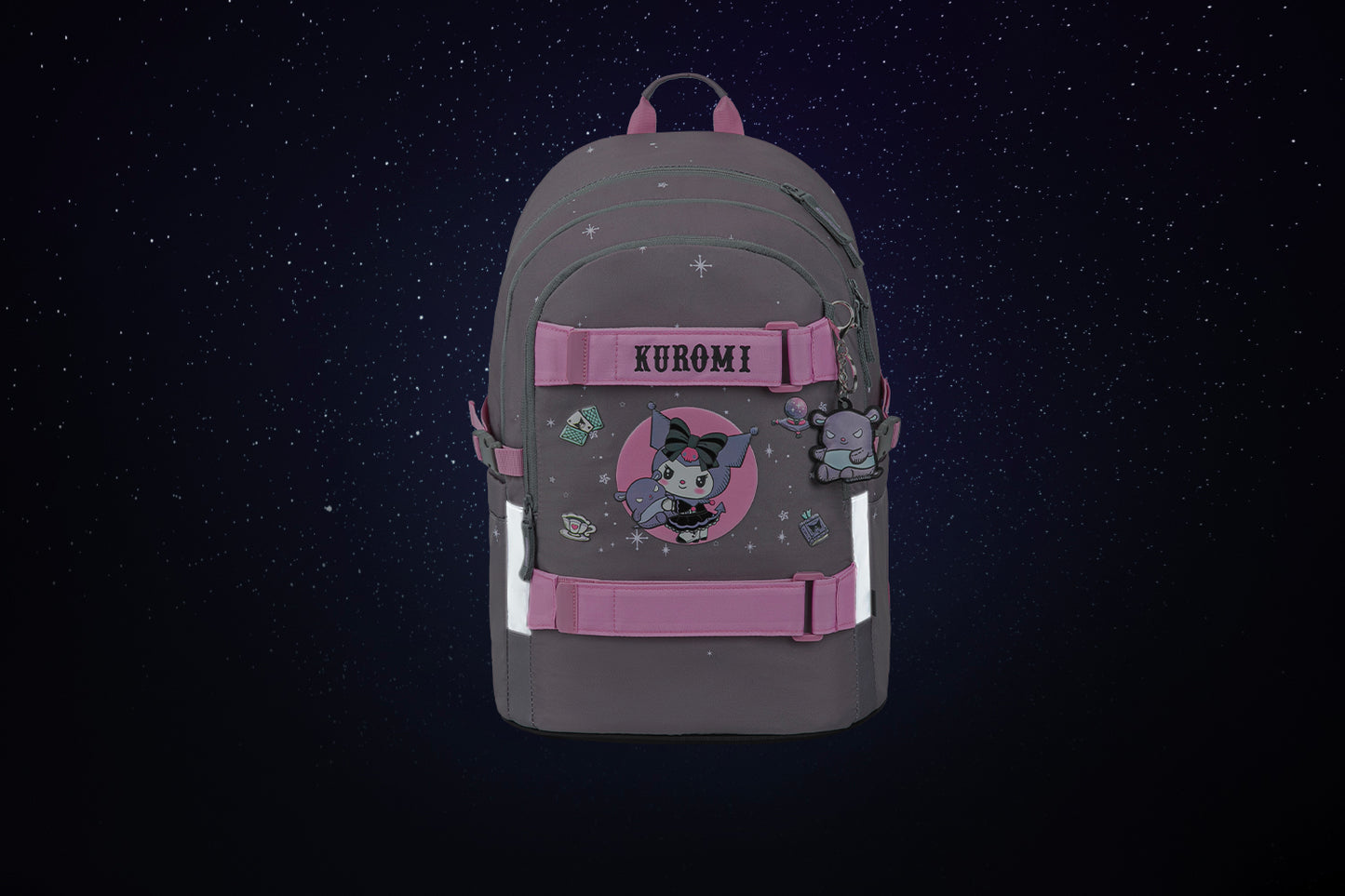 Školská sada Skate Kuromi Grey II