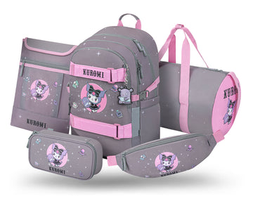 Školská sada Skate Kuromi Grey II