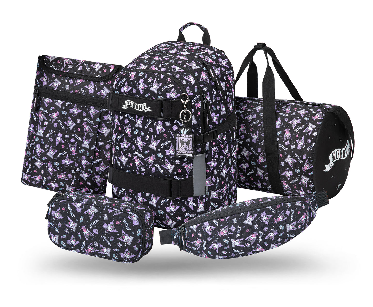 Školská sada Skate Kuromi Black II