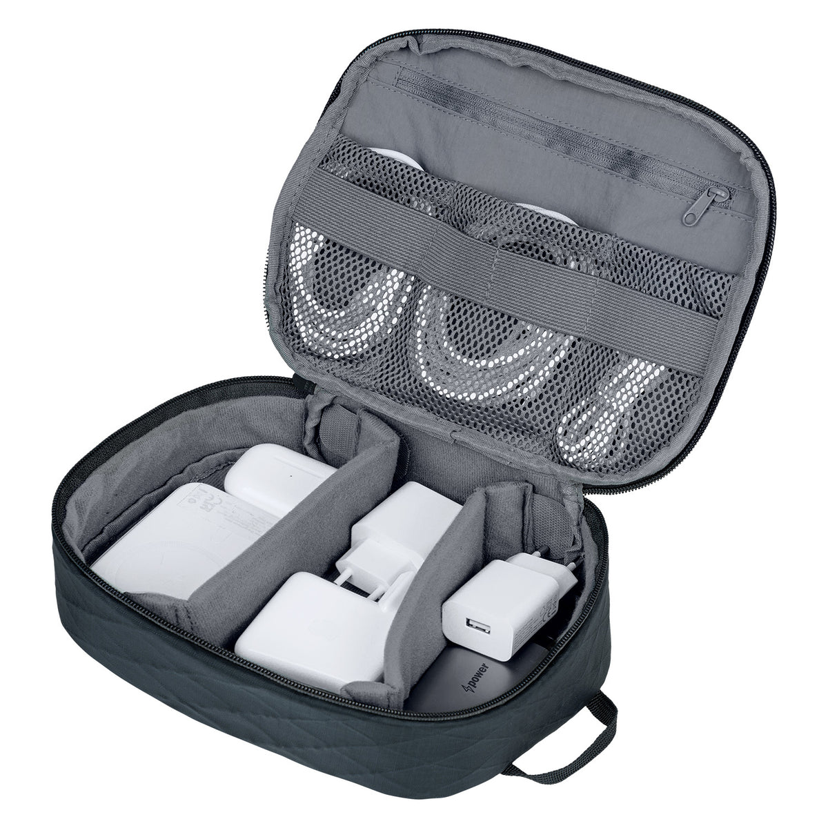 Organizér na elektroniku Flow Anthracite TX