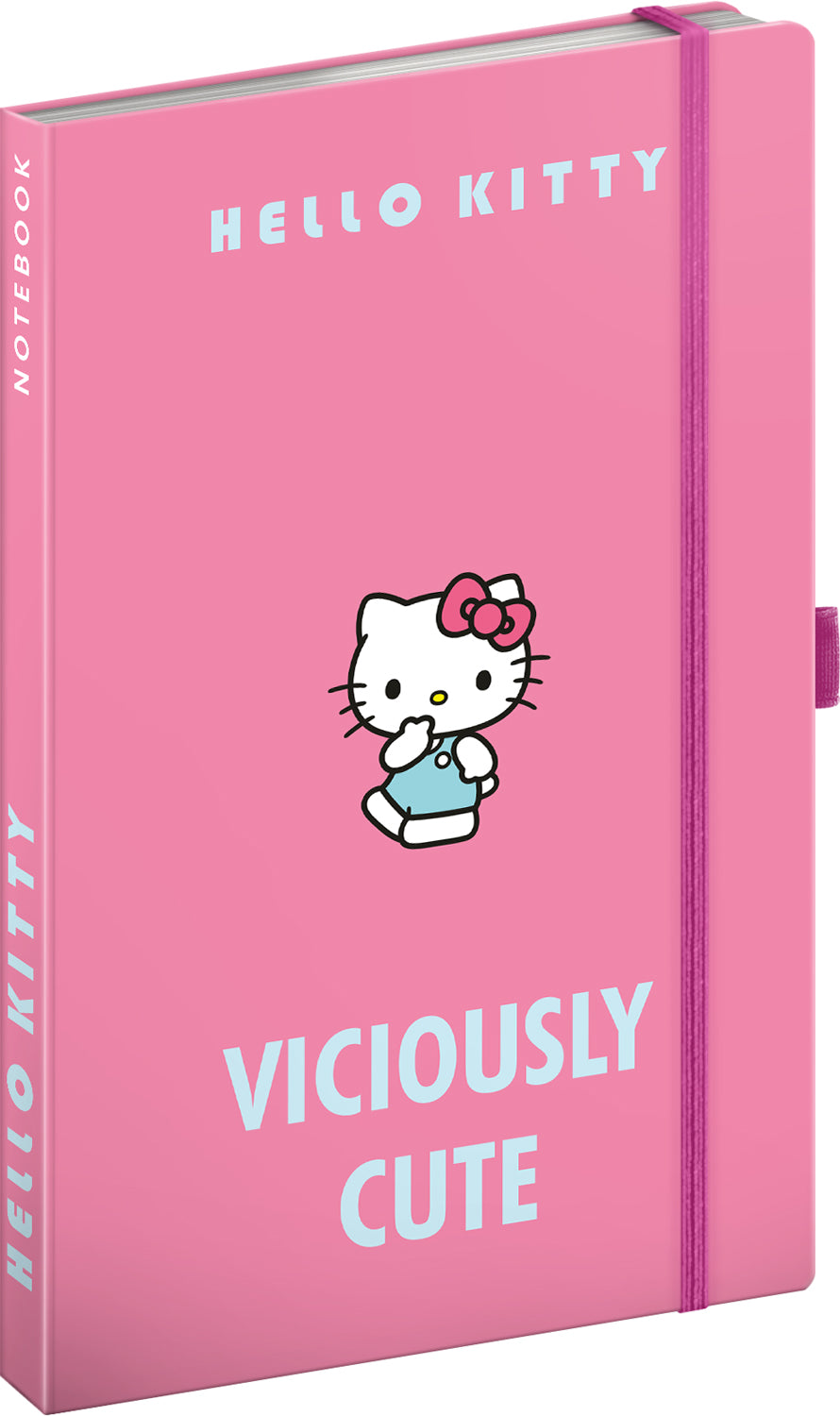 Notes Hello Kitty, linajkovaný, 13 x 21 cm