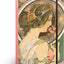 Notes Alfons Mucha – Prvosienka, linajkovaný, 13 × 21 cm