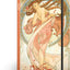 Notes Alfons Mucha – Tanec, linajkovaný, 13 × 21 cm