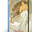 Notes Alfons Mucha – Hudba, linajkovaný, 13 × 21 cm