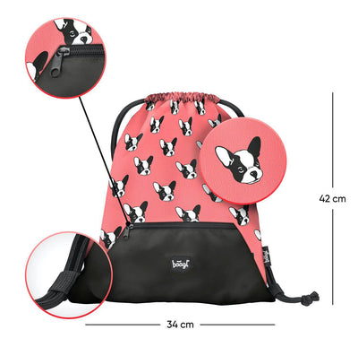 Vrecko s priehradkou na zips Doggie