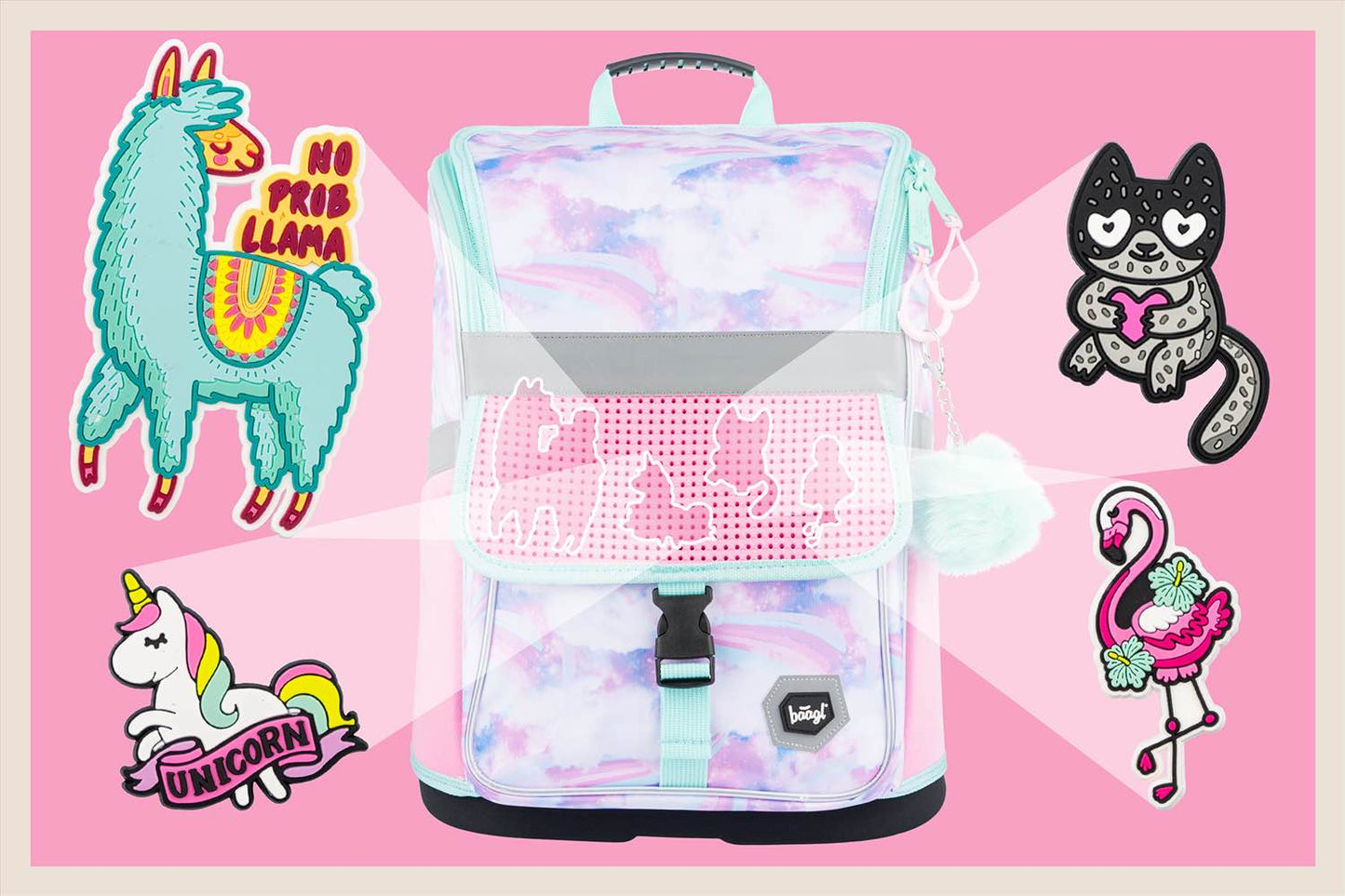 Školská aktovka Zippy Dúha - Kreatív