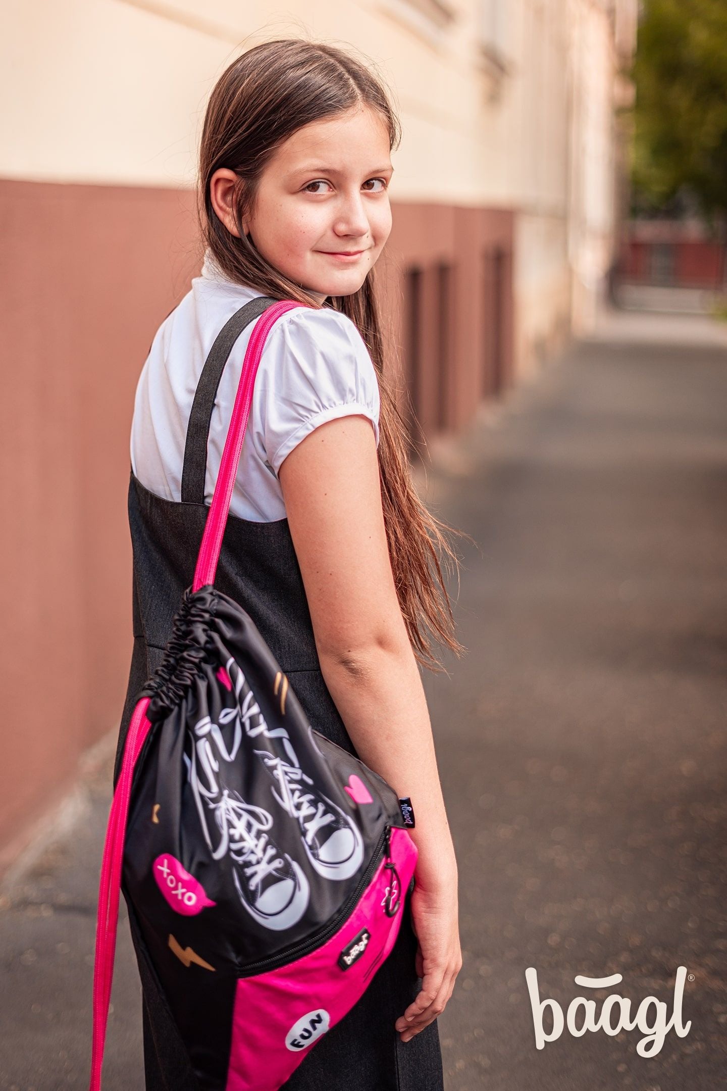 Vrecko s priehradkou na zips Tenisky