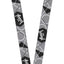 Prívesok na kľúče dlhý – lanyard, šedý