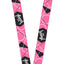 Prívesok na kľúče dlhý – lanyard, ružový