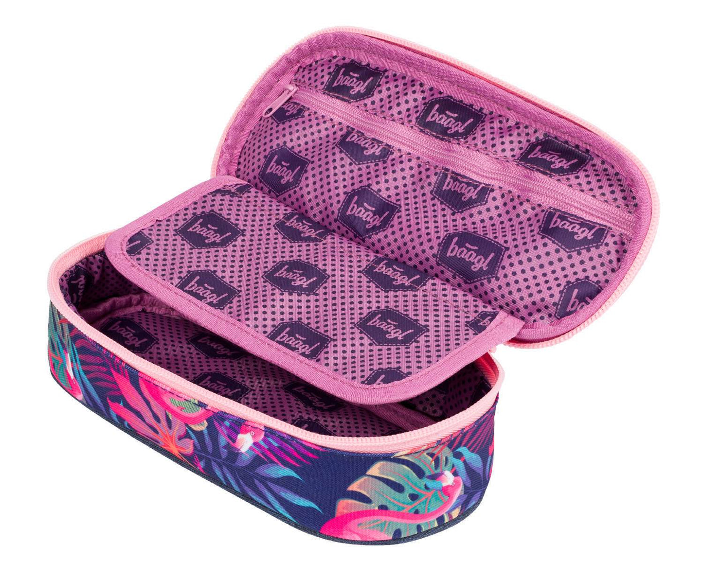 Peračník etui kompakt Plameniaky