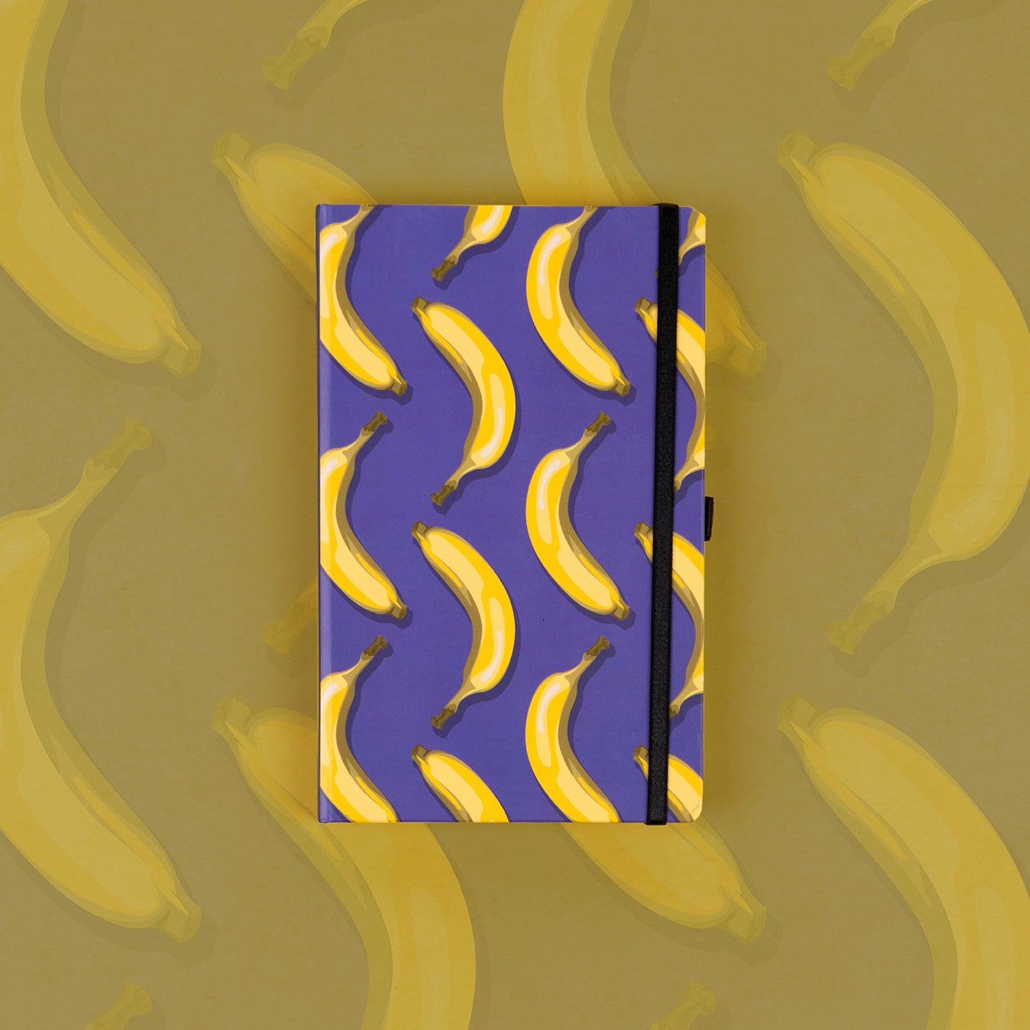 Notes Banány, linajkovaný, 13 × 21 cm
