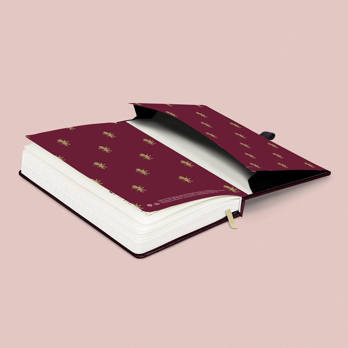 Notes Harry Potter – Gryffindor, linajkovaný, 13 × 21 cm