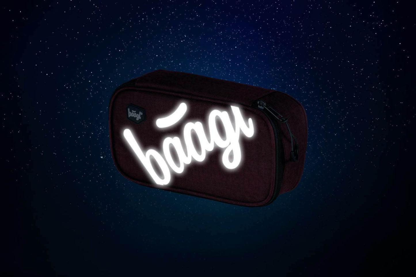 Školský peračník etui Logo vínový