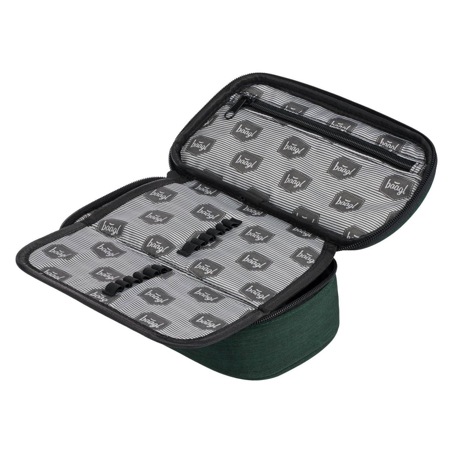 Školský peračník etui Logo zelený