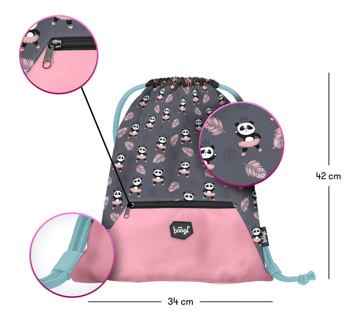 Školská sada Zippy Panda III