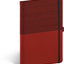 Notebook Skiver, červenovínový, linajkovaný, 13 × 21 cm