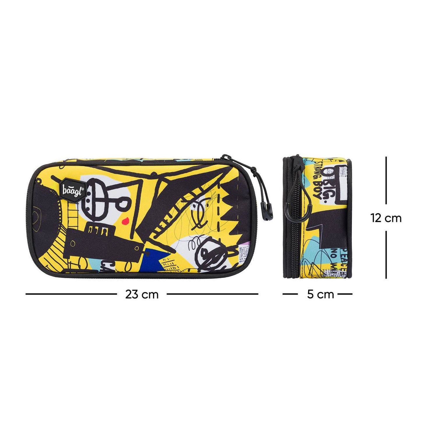 Školský peračník etui Skate Street art