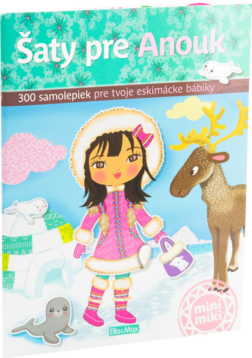 Šaty pre ANOUK – Kniha samolepiek