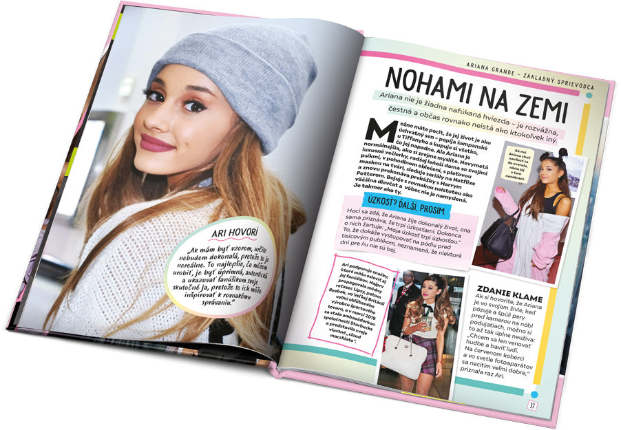 ARIANA GRANDE - Základný sprievodca pre fanúšikov
