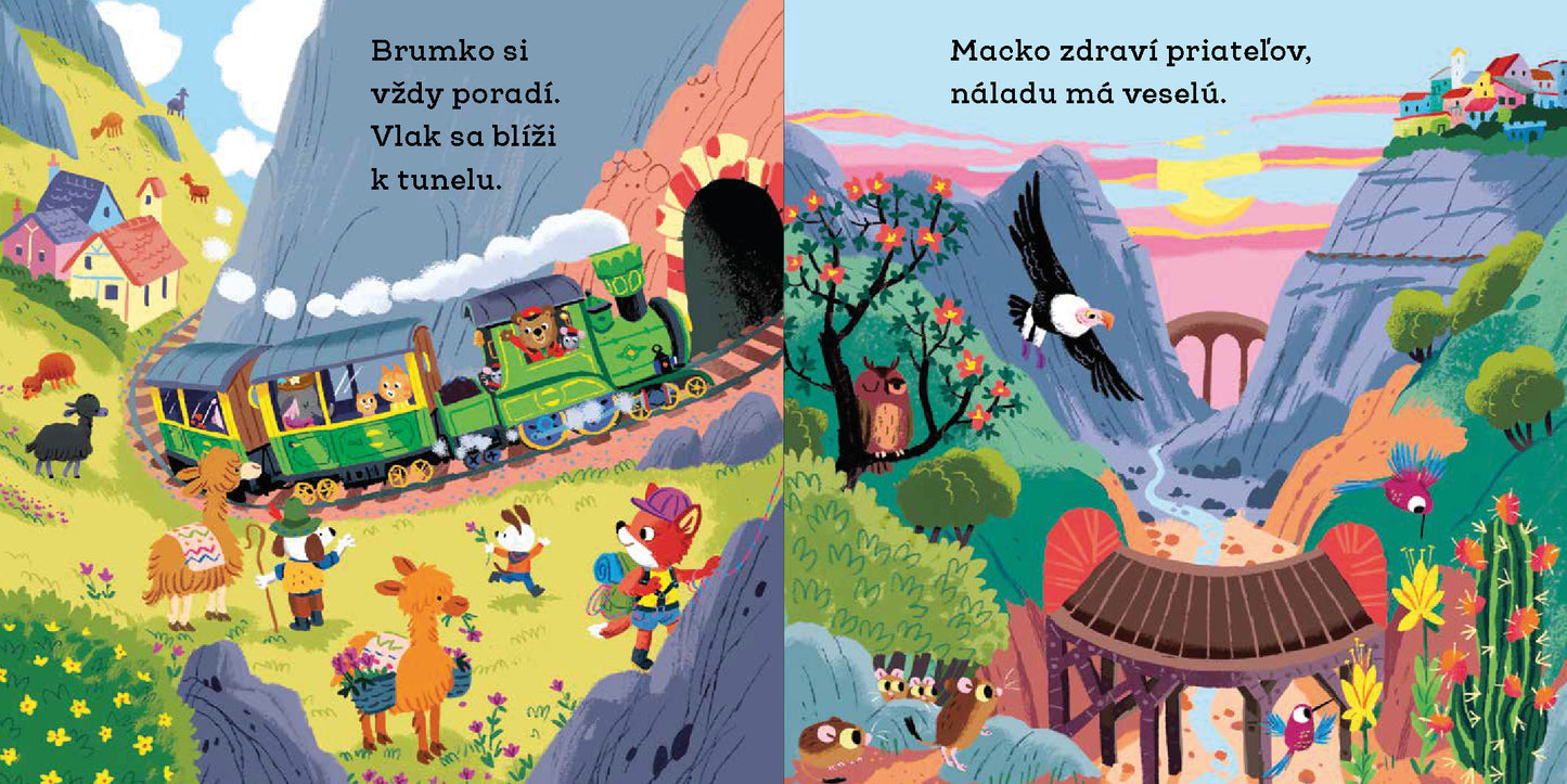 BRUMKO ROZUMKO RUŠNOVODIČOM – Obrázky s pohyblivými prvkami