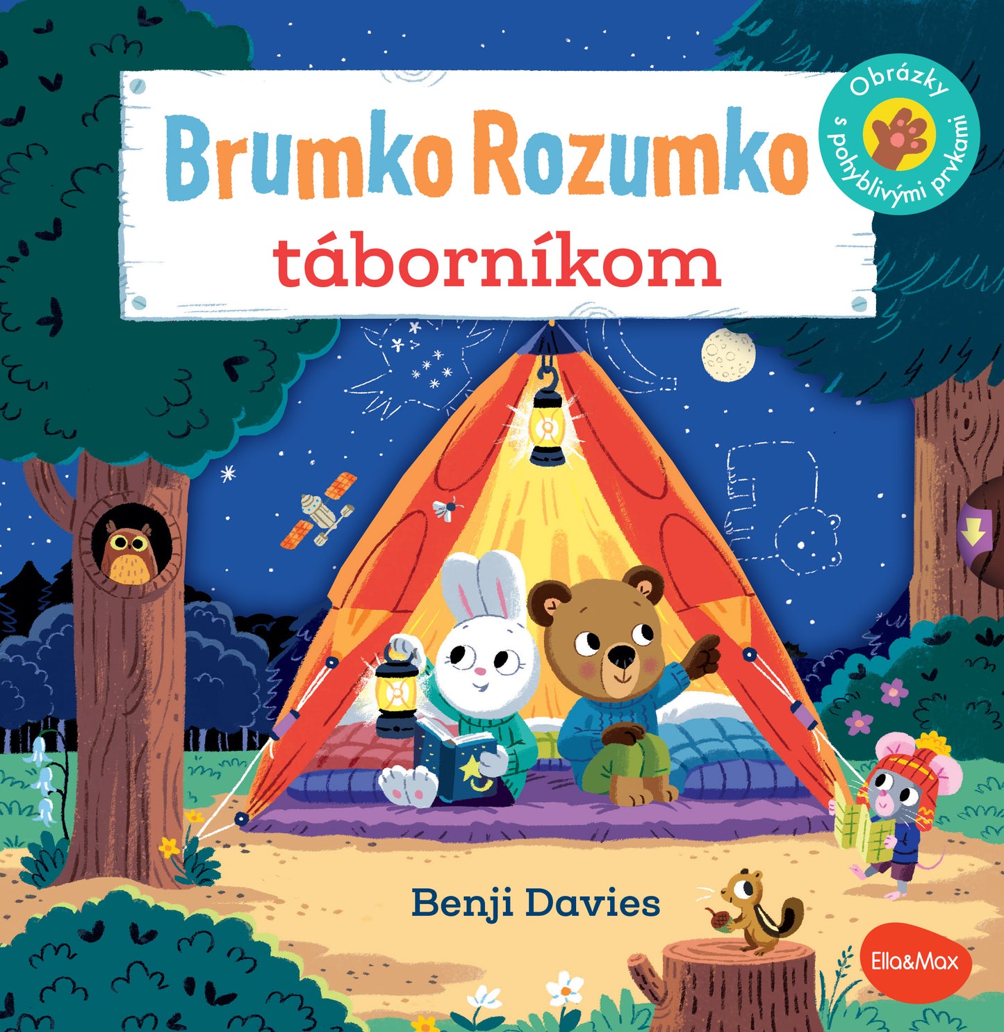 BRUMKO ROZUMKO TÁBORNÍKOM – Obrázky s pohyblivými prvkami