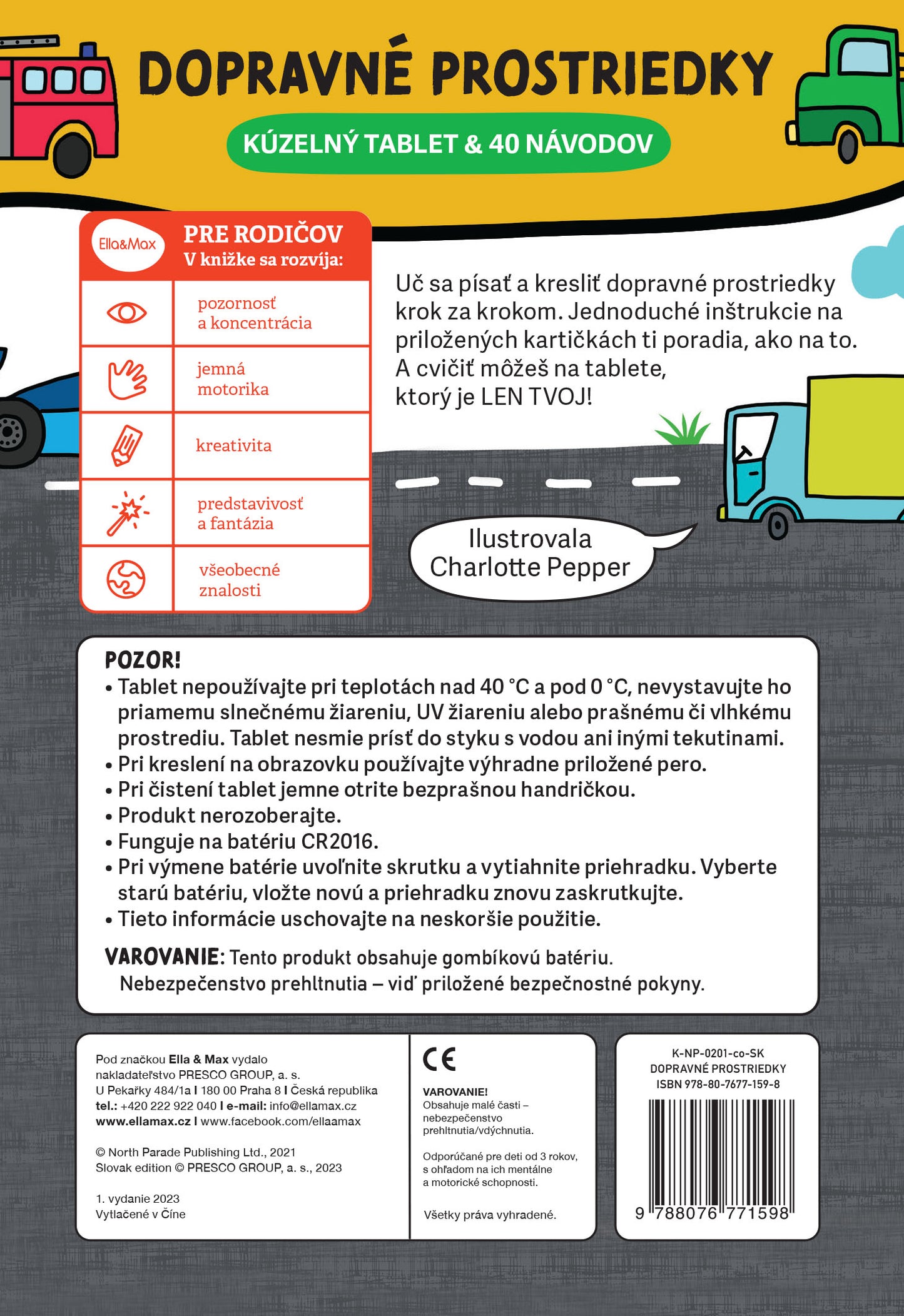 Kúzelný tablet & 40 návodov – DOPRAVNÉ PROSTRIEDKY
