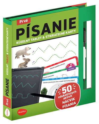 Kúzelný tablet & stierateľné karty –  Prvé PÍSANIE