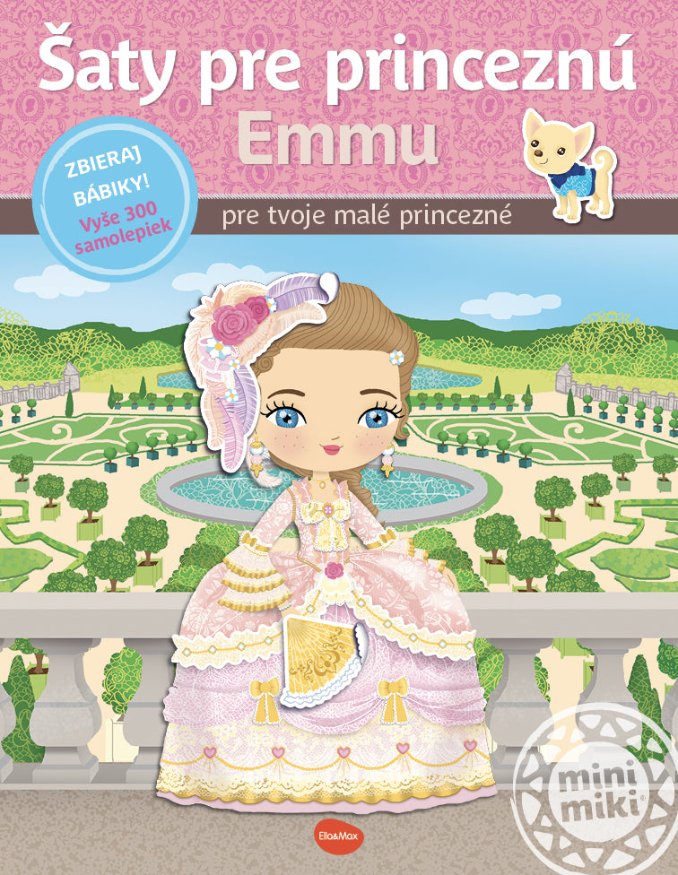 Šaty pre princeznú EMMU ─  Kniha samolepiek