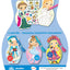 Obliekame  bábiky PRINCEZNÁ EMMA – Maľovanky