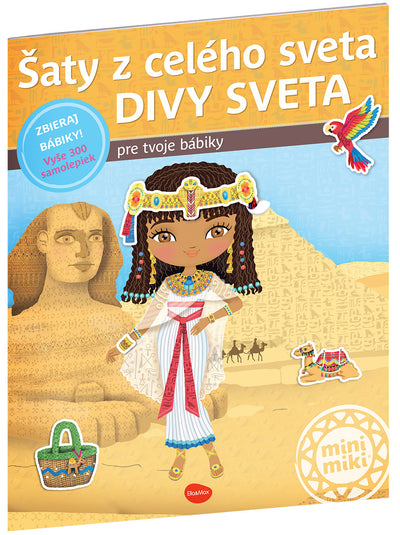 Šaty z celého sveta DIVY SVETA – Kniha samolepiek