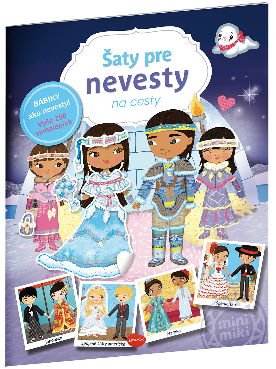 Na cesty: ŠATY PRE NEVESTY – Kniha se samolepkami