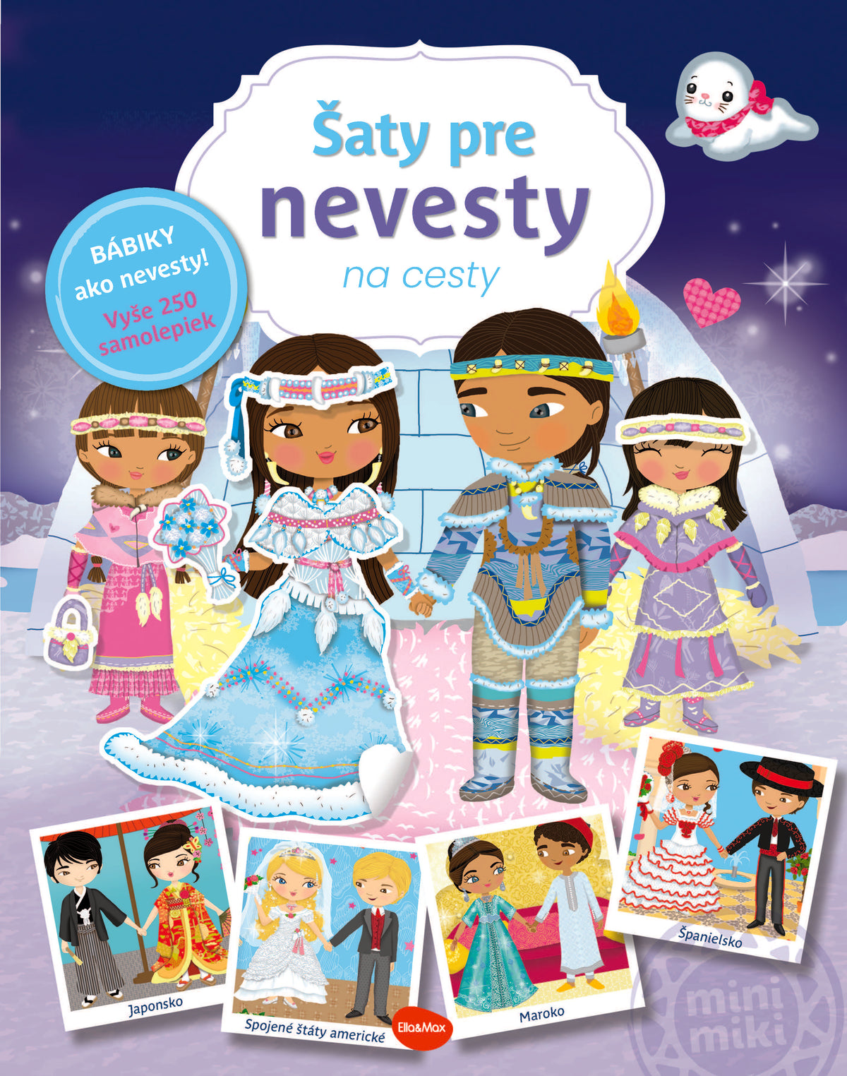 Na cesty: ŠATY PRE NEVESTY – Kniha se samolepkami