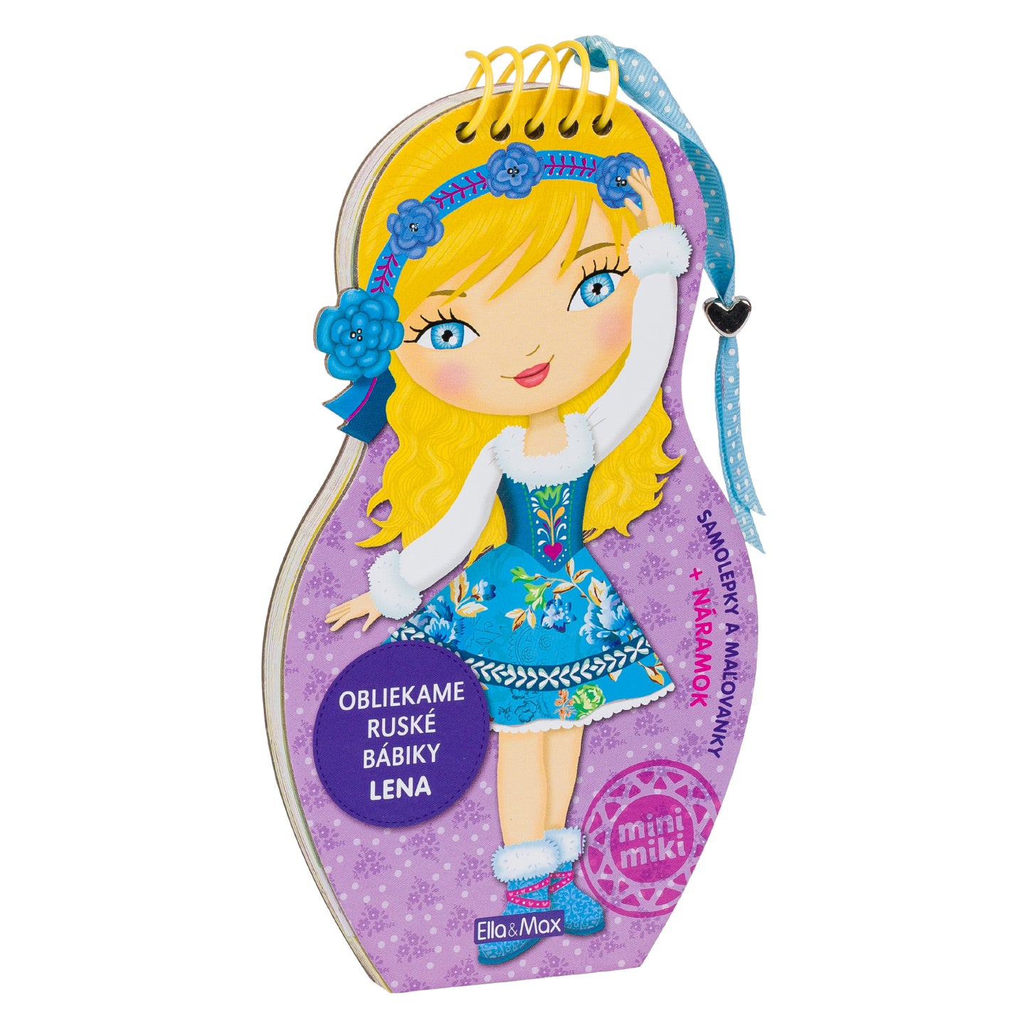 Obliekame ruské  bábiky LENA – Maľovanky