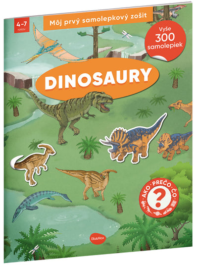 Môj prvý samolepkový zošit - DINOSAURY