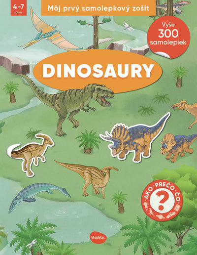 Môj prvý samolepkový zošit - DINOSAURY
