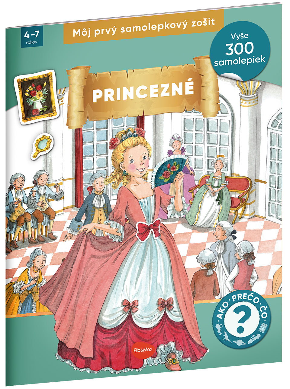 Môj prvý samolepkový zošit – PRINCEZNÉ