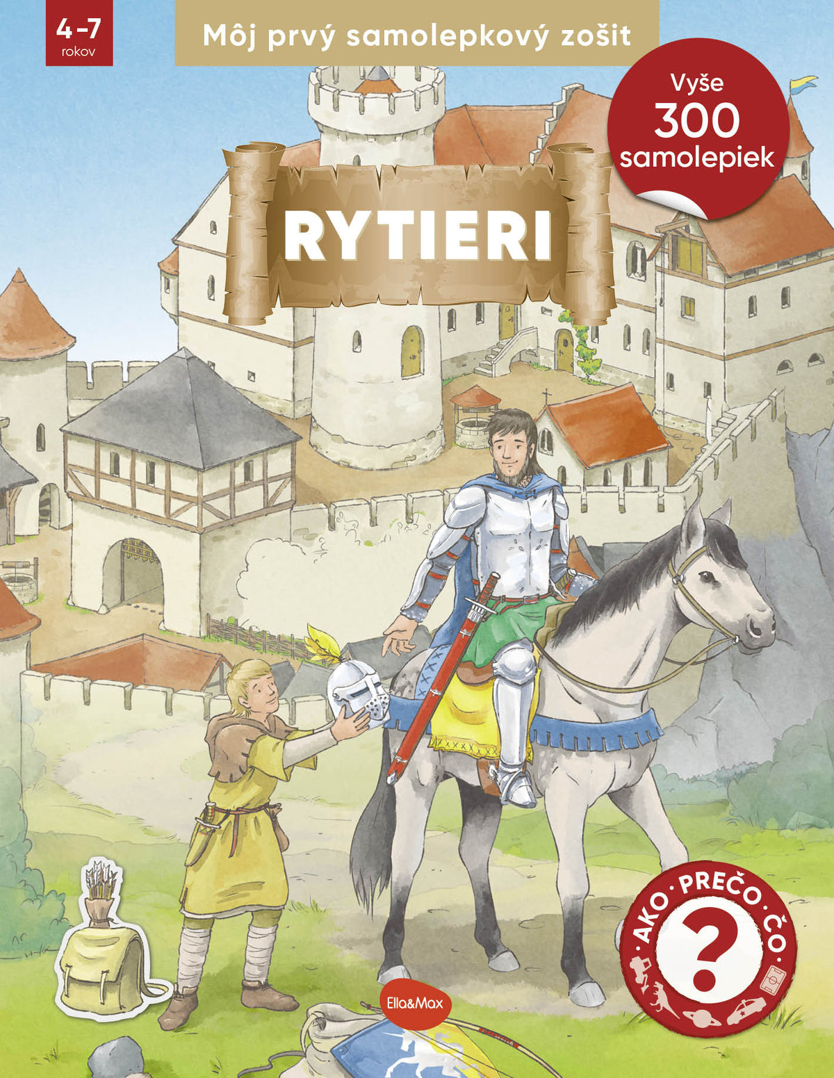 Môj prvý samolepkový zošit – RYTIERI