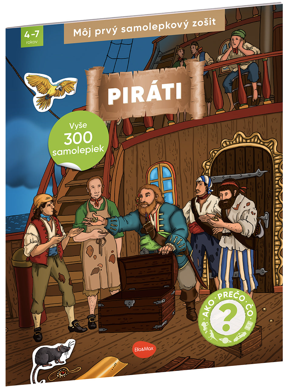 Môj prvý samolepkový zošit – PIRÁTI