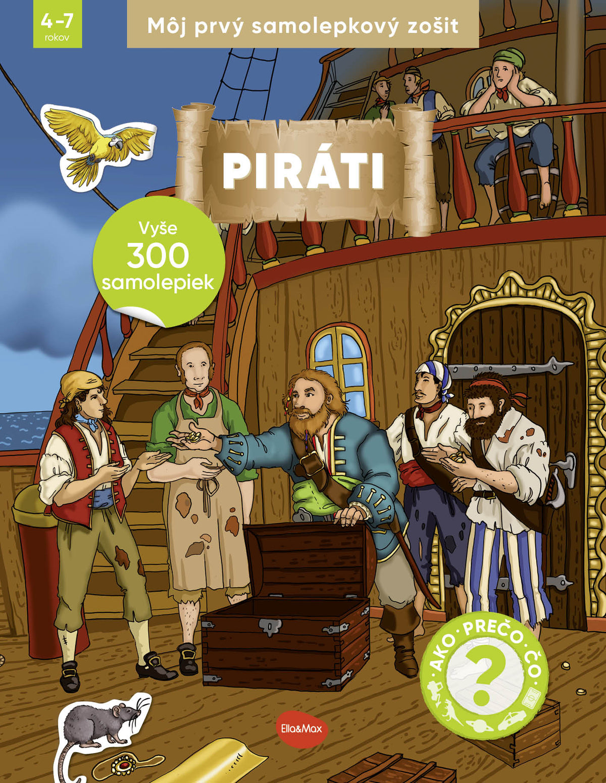 Môj prvý samolepkový zošit – PIRÁTI