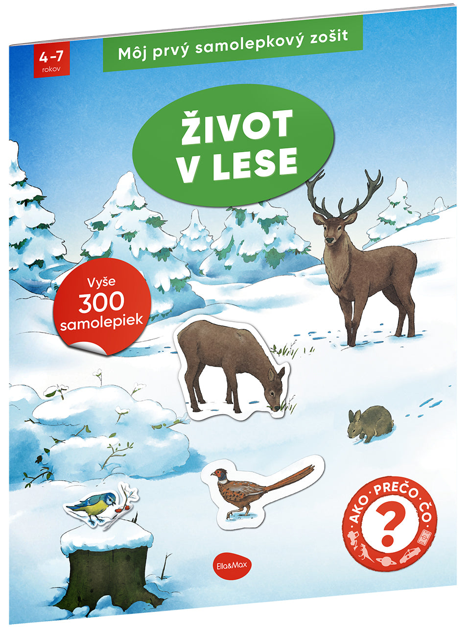 Môj prvý samolepkový zošit – ŽIVOT V LESE