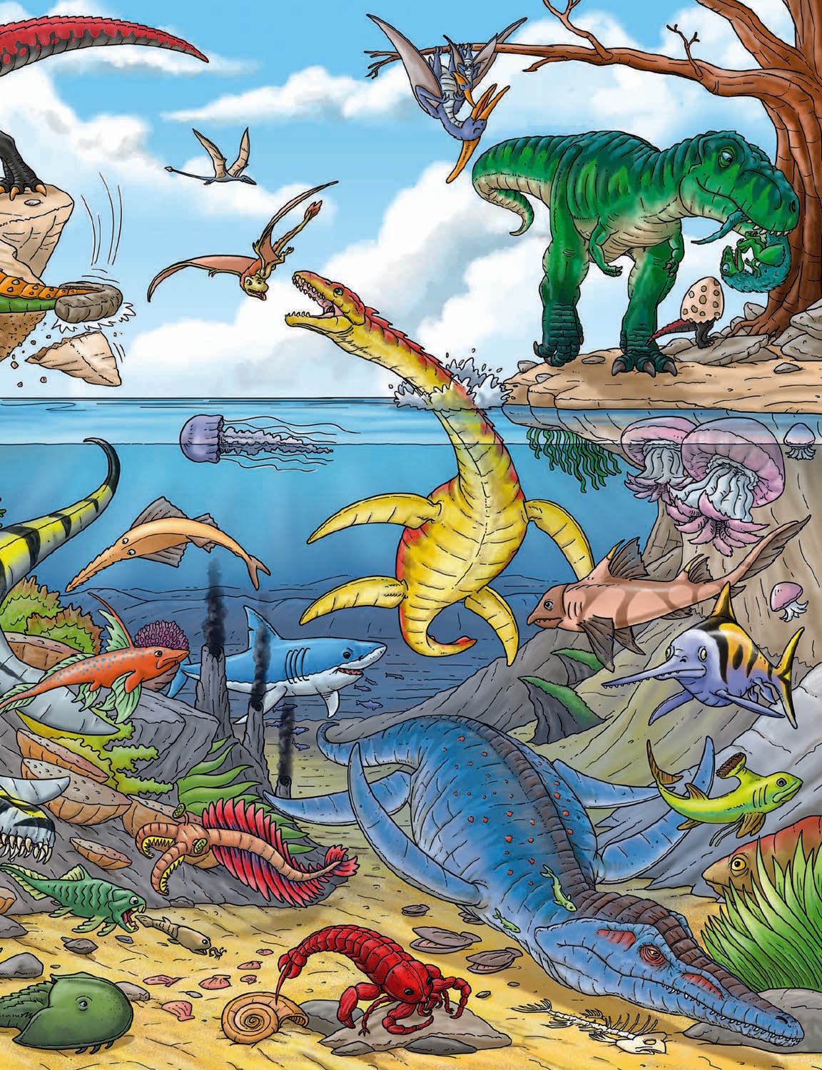 Veľká knižka DINOSAURY pre malých rozprávačov