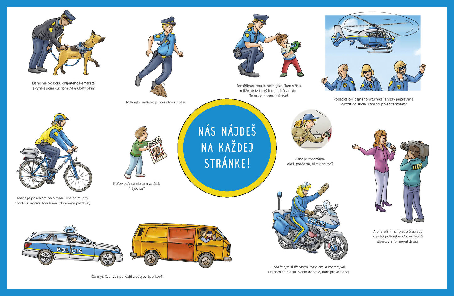 Veľká kniha POLICAJT pre malých rozprávačov