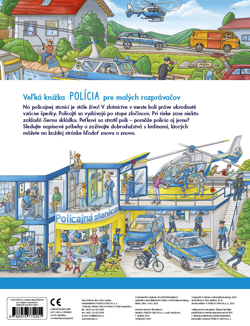 Veľká kniha POLICAJT pre malých rozprávačov