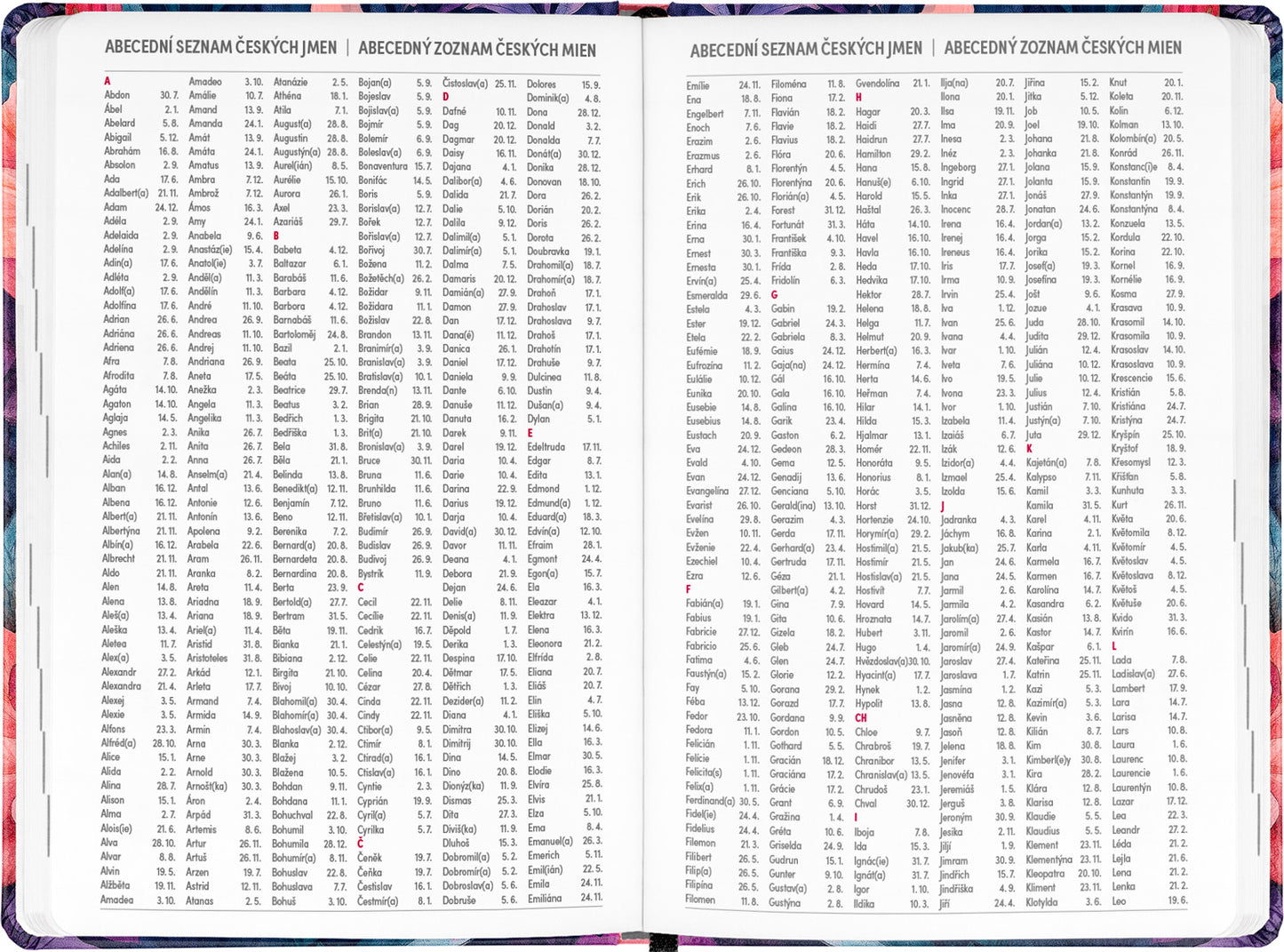 18-mesačný diár Petito – Kytica 2025/2026, 11 x 17 cm