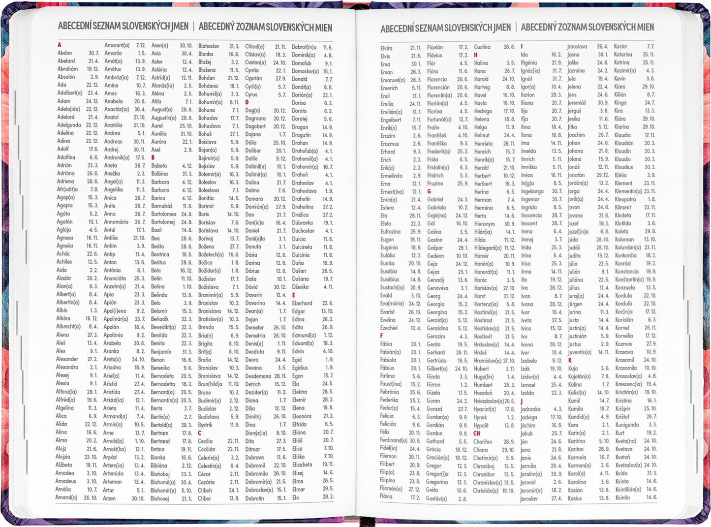 18-mesačný diár Petito – Kytica 2025/2026, 11 x 17 cm