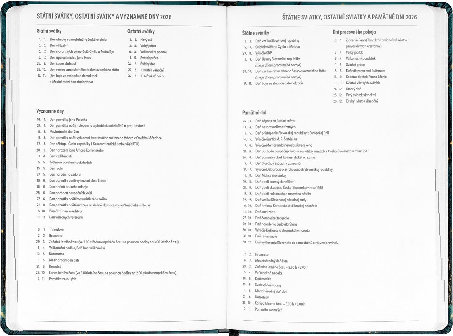 18-mesačný diár Petito – Líška 2025/2026, 11 x 17 cm